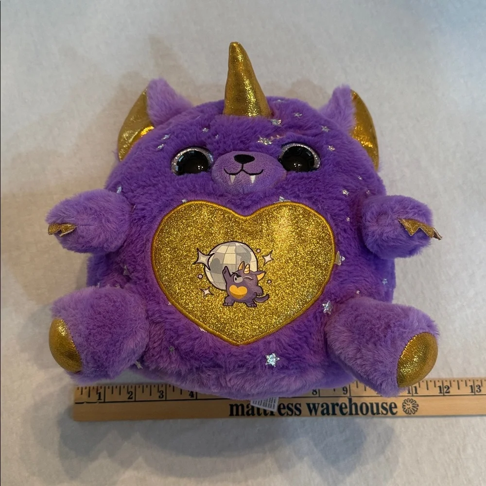 Zuru Rainbocorns Monstercorn Purple Plush Surprise Toy Howlie the Werewolf